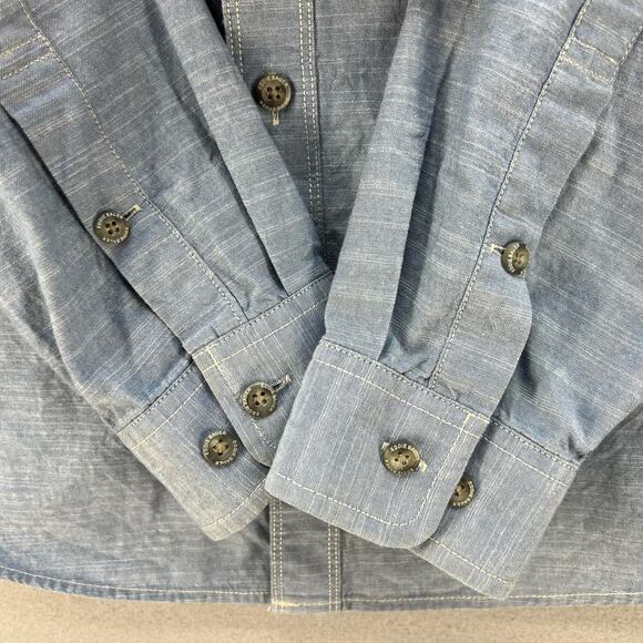 Eddie Bauer Men's Button Down Shirt Size TL Classic Fit Business Workwear - Picture 4 of 11